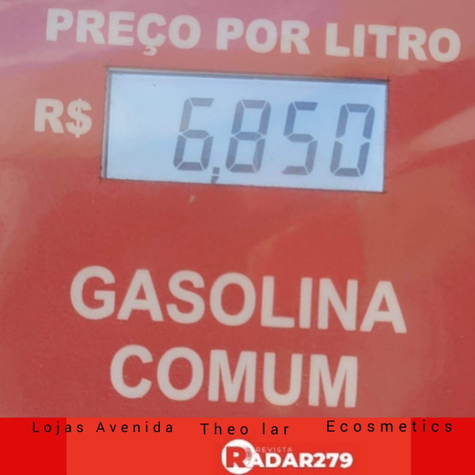 PREÇO DA GASOLINA 7,44 EM SÃO FELIX DO XINGU