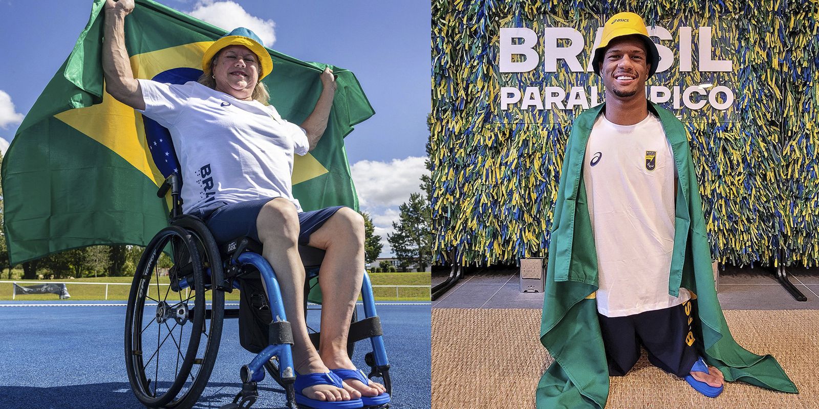 Beth Gomes e Gabrielzinho levarão bandeira do Brasil na Paralimpíada